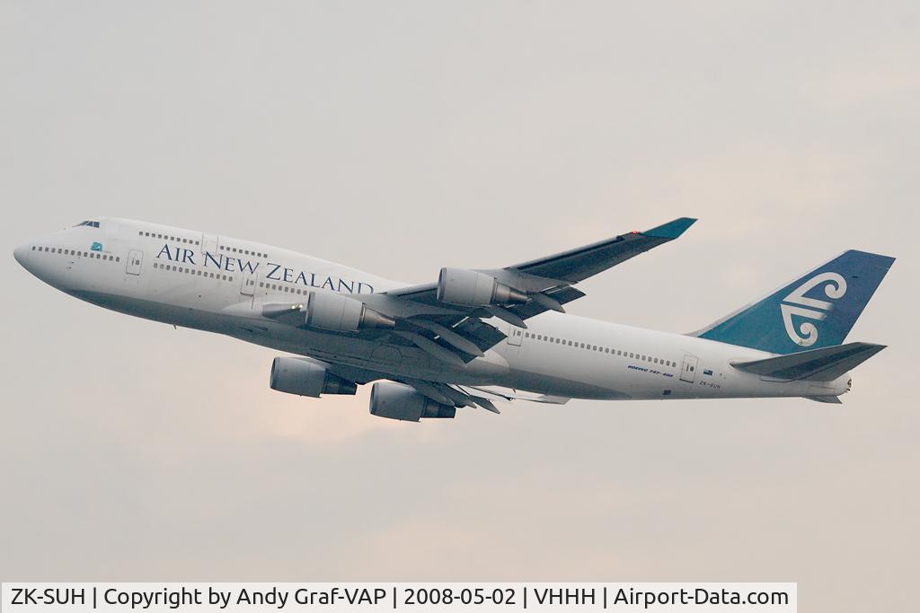 ZK-SUH, 1991 Boeing 747-475 C/N 24896, Air New Zealand 747-400