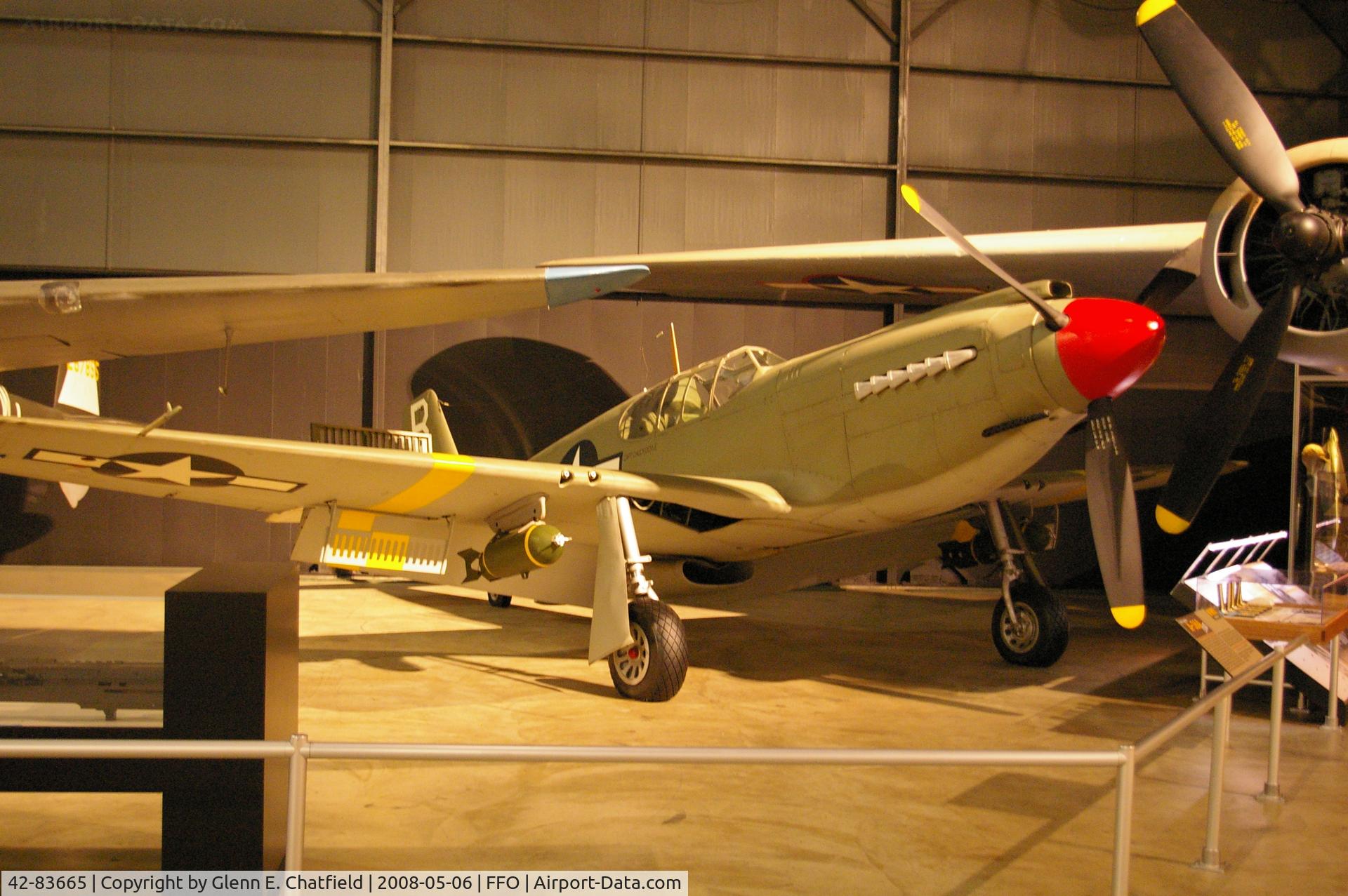 42-83665, 1942 North American A-36A Apache C/N 97-15883, At the National Museum of the U.S. Air Force