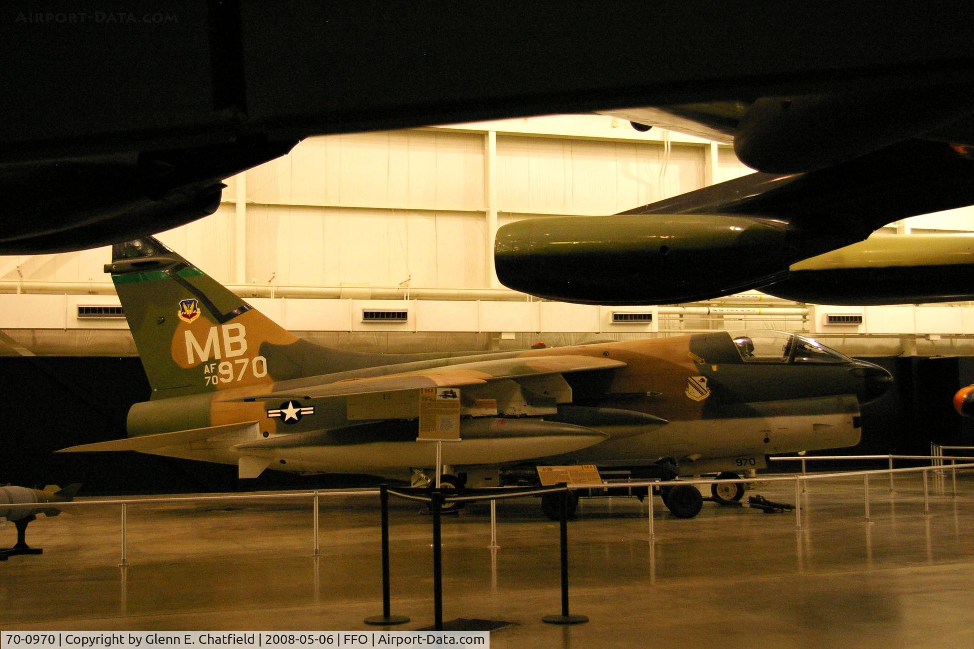 70-0970, 1970 LTV A-7D Corsair II C/N D-116, At the National Museum of the U.S. Air Force.