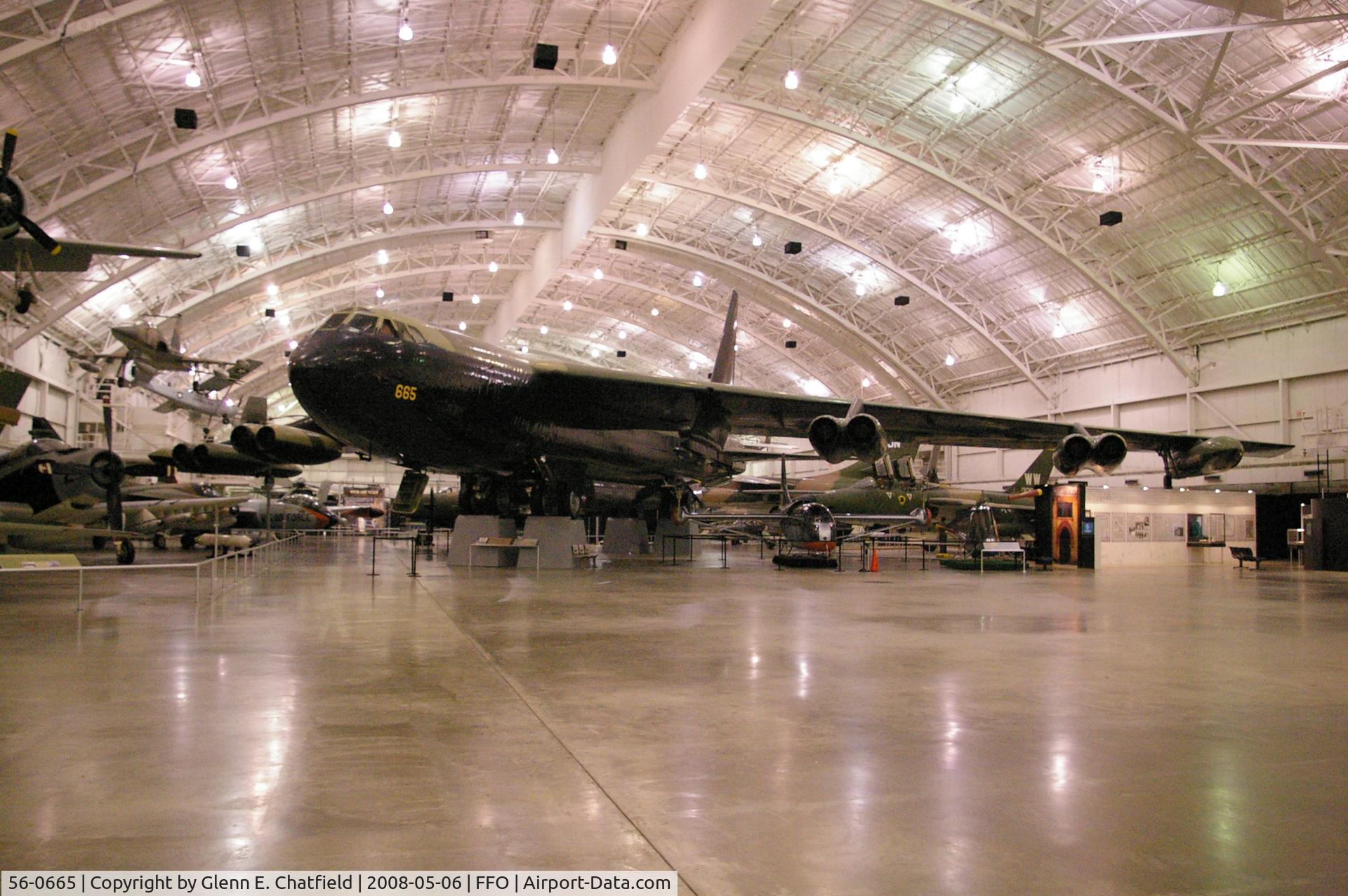 56-0665, 1956 Boeing B-52D-30-BW Stratofortress C/N 464036, Mounted inside the National Museum of the U.S. Air Force