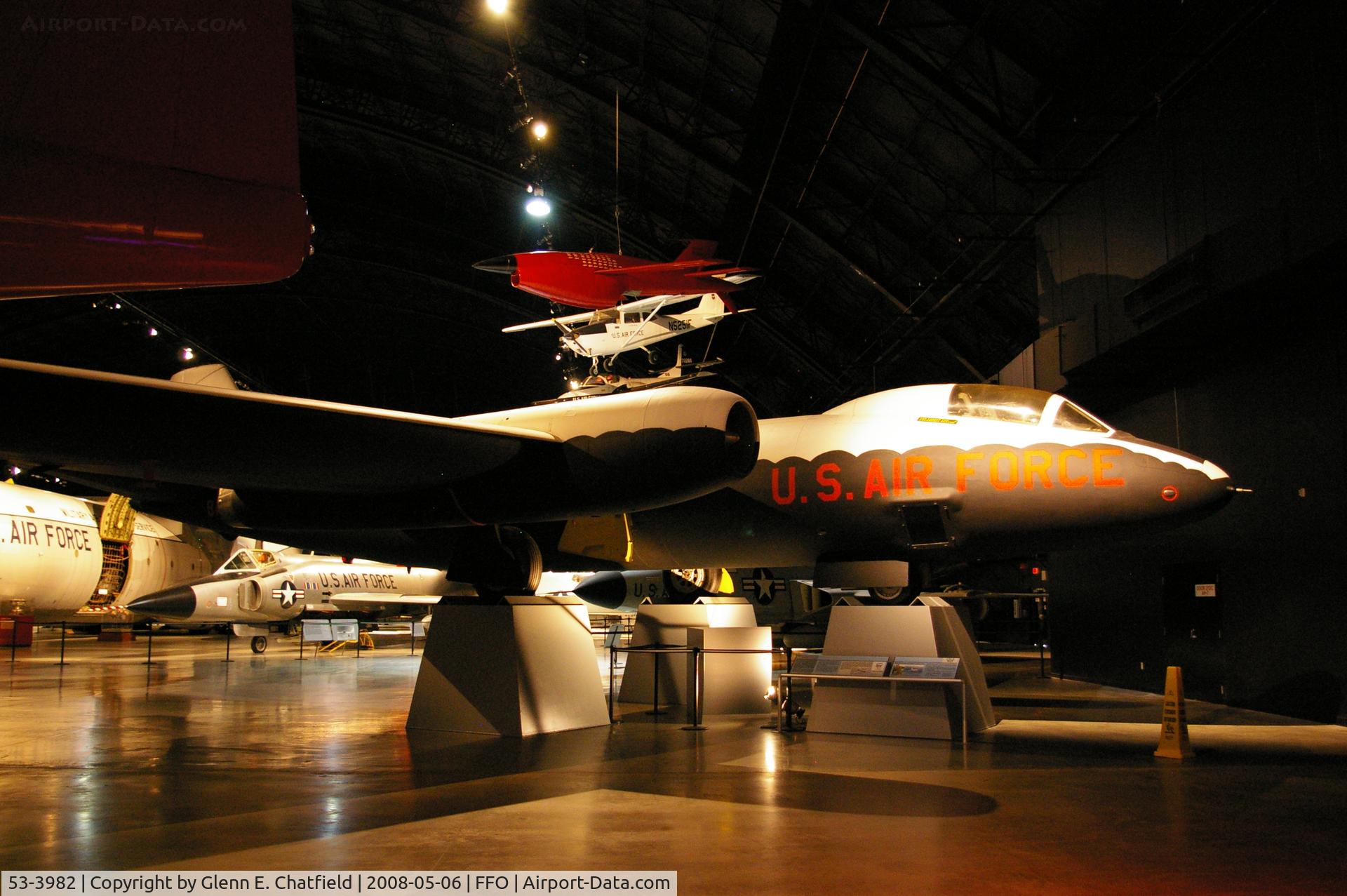 53-3982, 1953 Martin EB-57D Canberra C/N 006, Dark is hard to get a good shot of!  At the National Museum of the U.S. Air Force