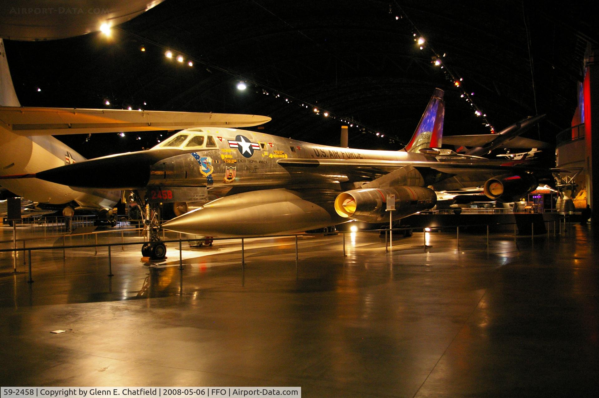 59-2458, 1959 Convair B-58A Hustler C/N 61, A Hustler at the National Museum of the U.S. Air Force