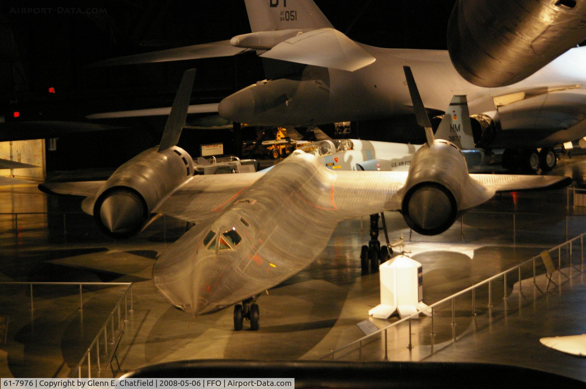 61-7976, 1961 Lockheed SR-71A Blackbird C/N 2027, The best angle available at the National Museum of the U.S. Air Force