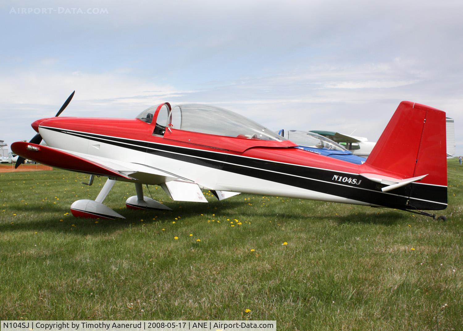 N104SJ, 2001 Vans RV-8 C/N 81278, Blaine Aviation Weekend 2008