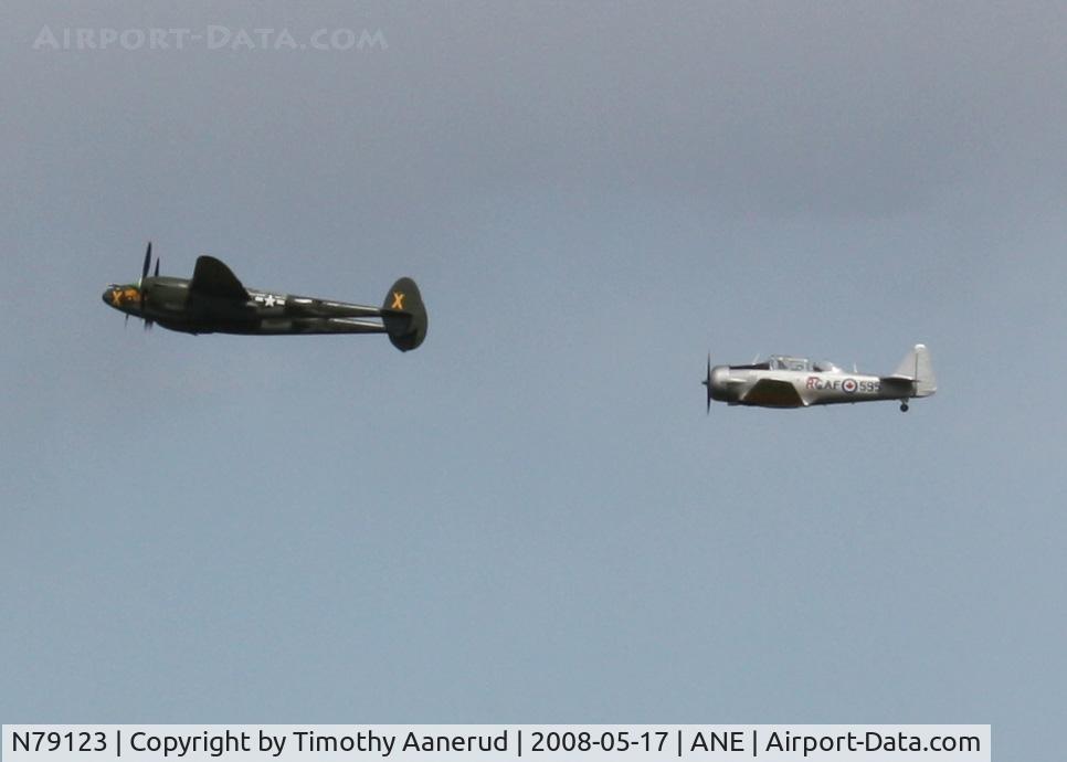 N79123, 1945 Lockheed P-38L-5 Lightning C/N 422-8235, Out for aerial photos.  Eventually there will be some featured at www.maxair2air.com