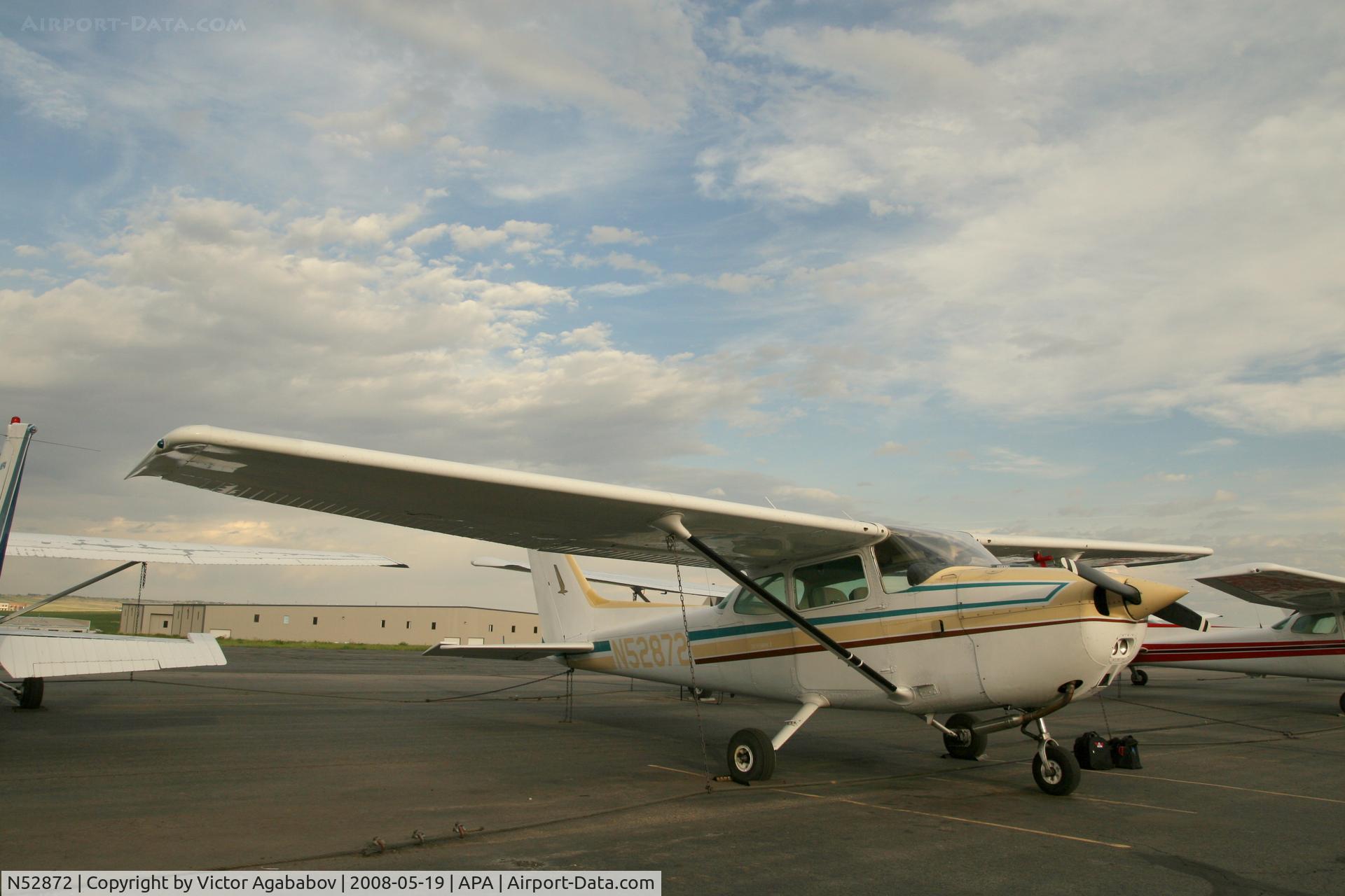 N52872, 1981 Cessna 172P C/N 17274625, At Centennial