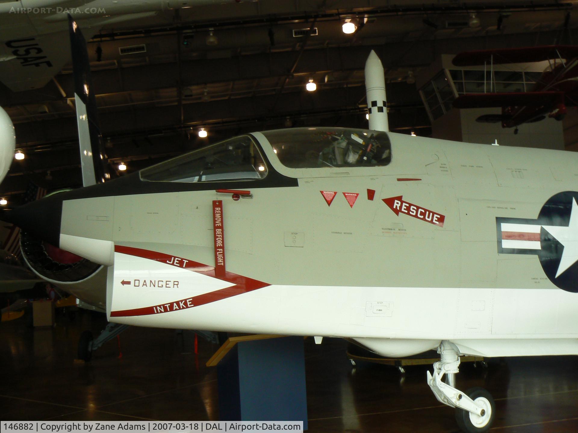 146882, Vought F8U-1P Crusader C/N Not found 146882, At Frontiers of Flight Museum - Dallas, TX