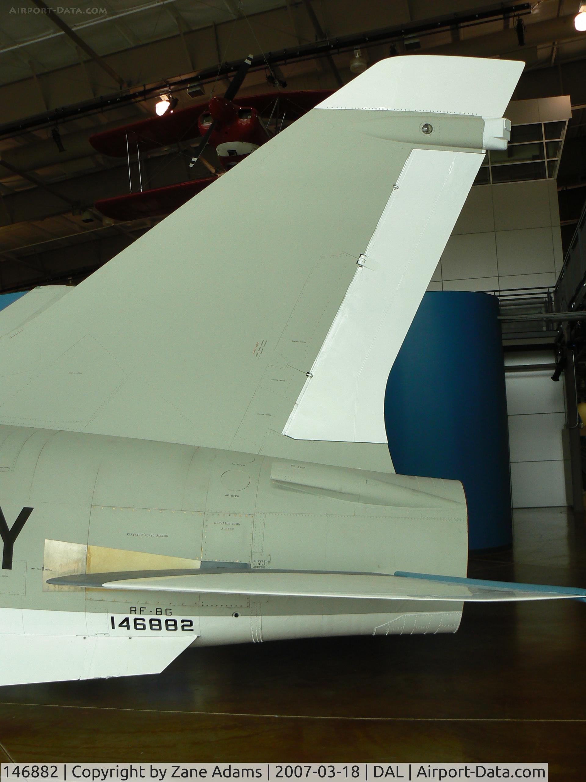 146882, Vought F8U-1P Crusader C/N Not found 146882, At Frontiers of Flight Museum - Dallas, TX