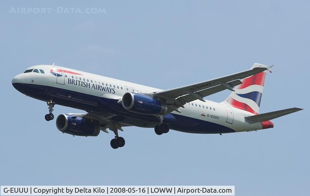 G-EUUU, 2008 Airbus A320-232 C/N 3351, British Airways  A-320-232 delivery 2008-03-07