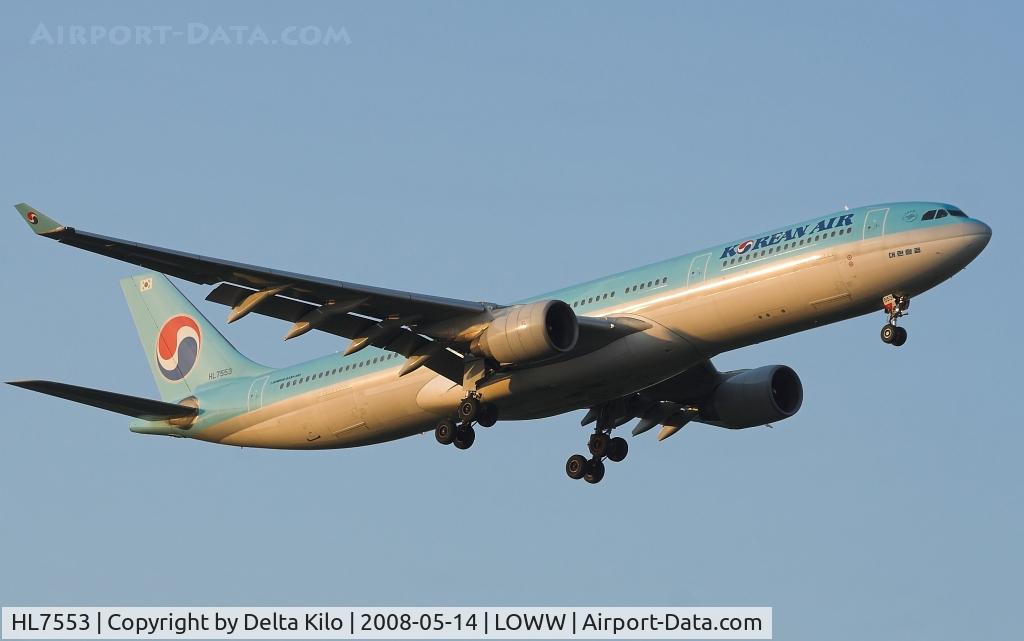 HL7553, 1999 Airbus A330-323 C/N 267, KOREAN AIR