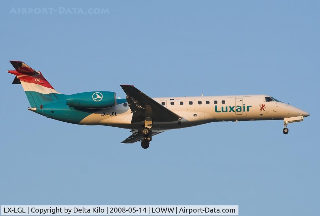 LX-LGL, 2005 Embraer ERJ-135LR (EMB-135LR) C/N 14500893, LUXAIR Embraer 135LR