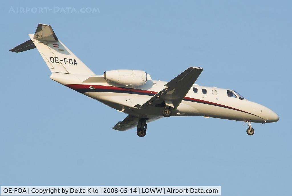 OE-FOA, 2007 Cessna 525A CitationJet CJ2+ C/N 525A-0354, Cessna C25A  Vienna Jet  Bedarfsluftfahrt