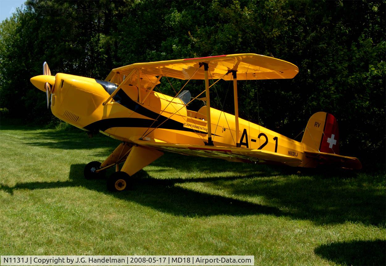 N1131J, 1954 CASA 1.131E Jungmann C/N E3B-438, at Horn Pt. Fly In