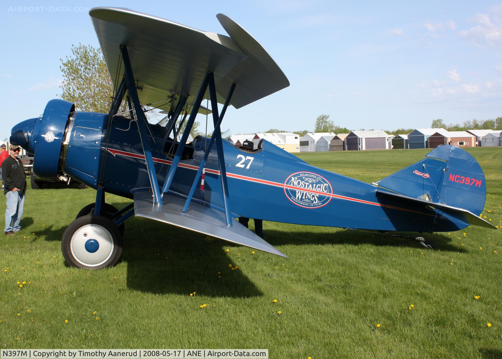 N397M, 1929 Curtiss-Wright Travel Air E-4000 C/N 1317, Blaine Aviation Weekend 2008, rides only $80
