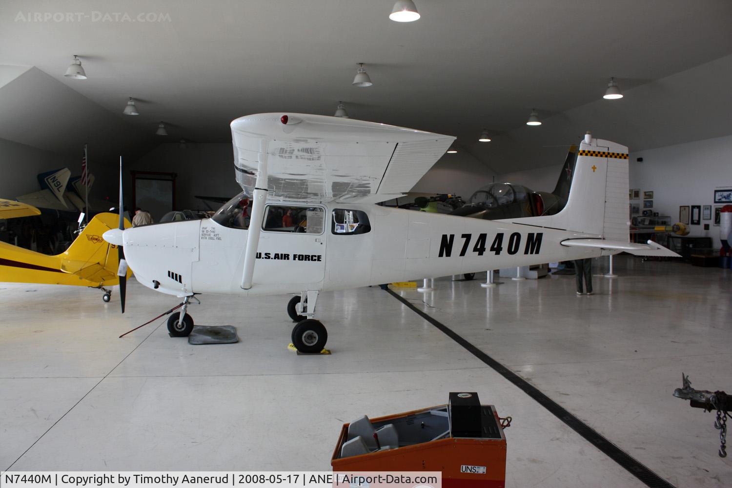 N7440M, 1959 Cessna 175 Skylark C/N 55740, American Wings Museum. T-41 wanna be.