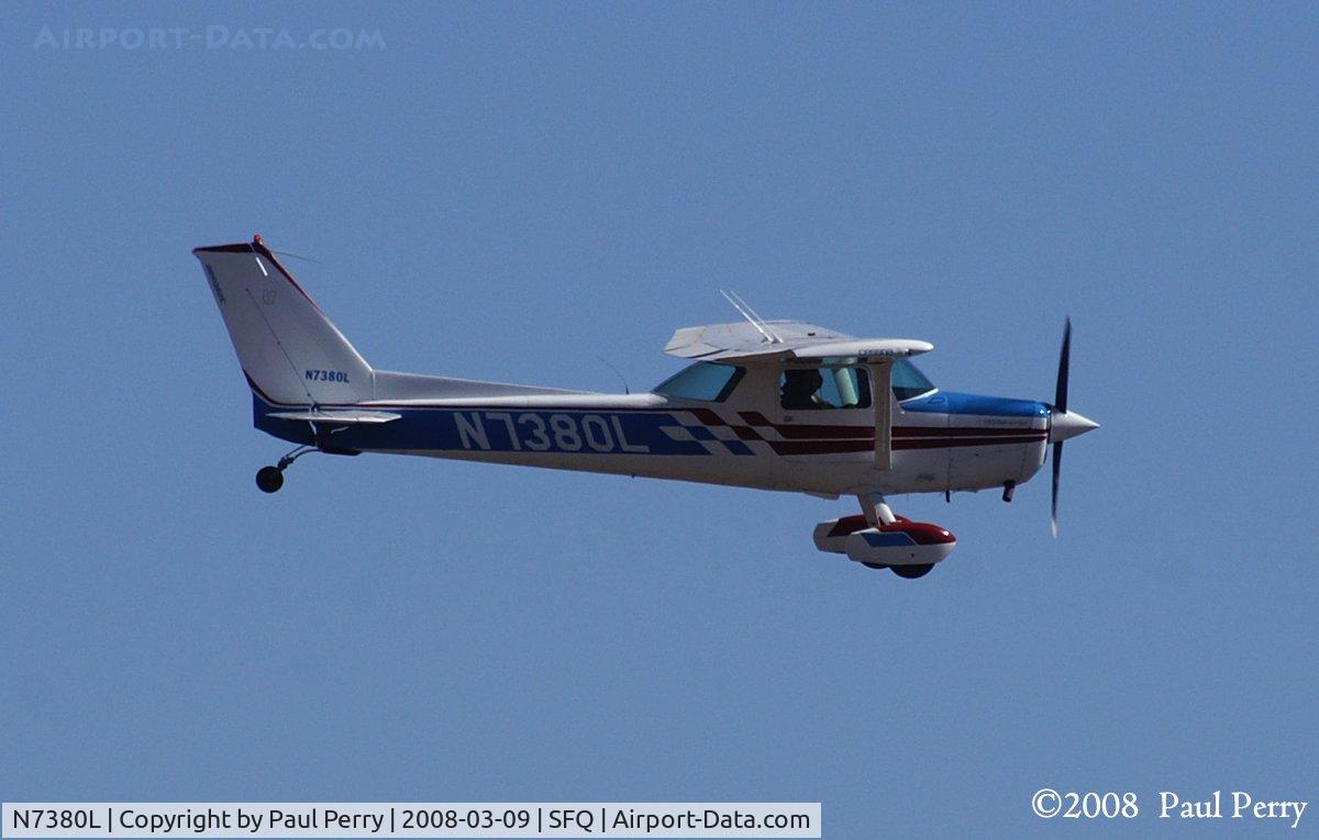 N7380L, 1978 Cessna A152 Aerobat C/N A1520799, Looks like she's headed out