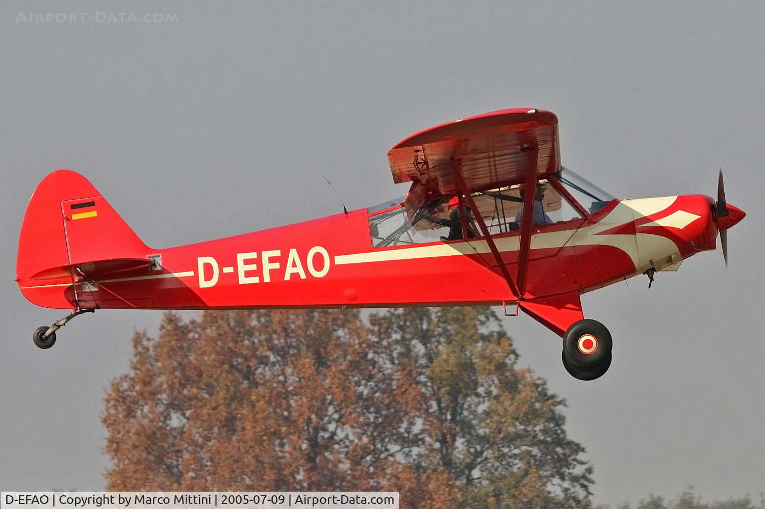 D-EFAO, Piper PA-18-150 Super Cub C/N 18-5362, On Parona airstripe