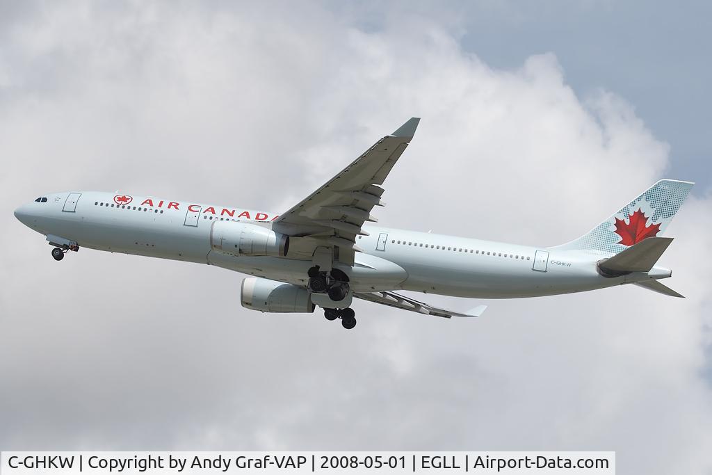 C-GHKW, 2001 Airbus A330-343 C/N 0408, Air Canada A330-300