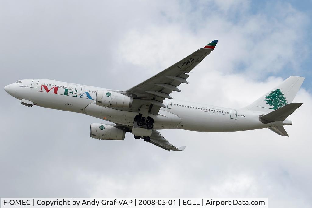 F-OMEC, 2003 Airbus A330-243 C/N 532, MEA A330-200