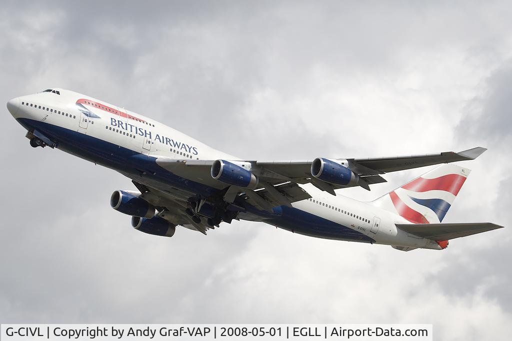 G-CIVL, 1997 Boeing 747-436 C/N 27478, British Airways 747-400