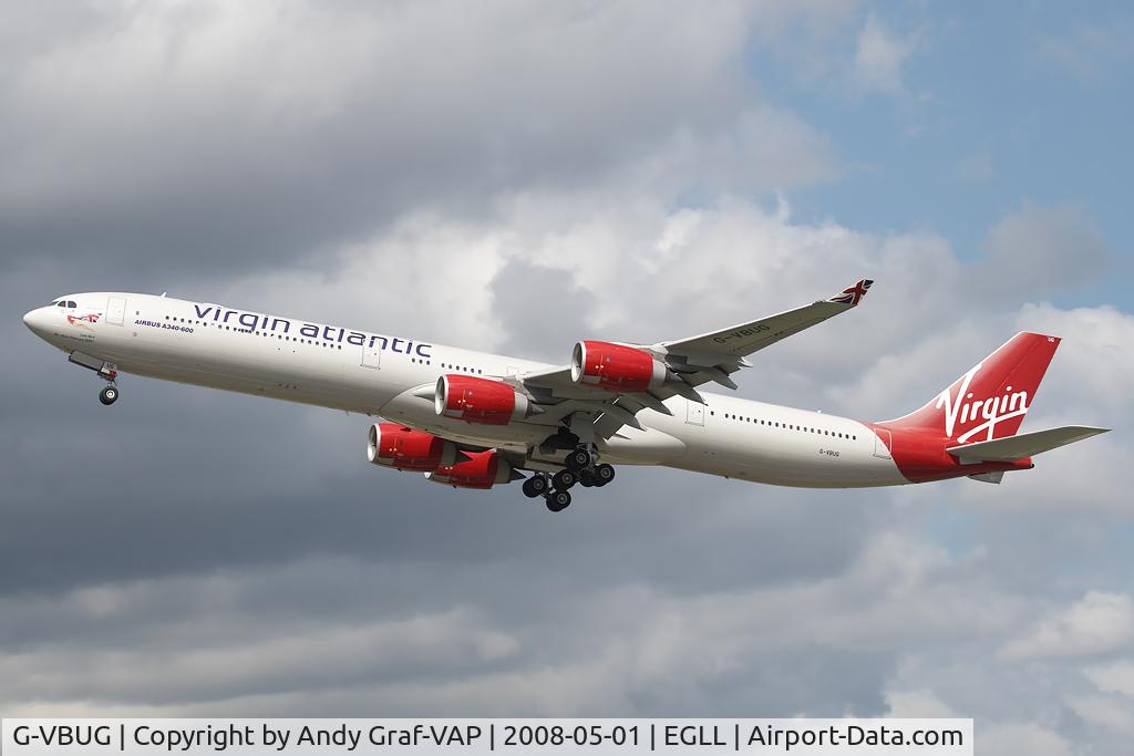 G-VBUG, 2007 Airbus A340-642 C/N 804, Virgin Atlantic A340-600