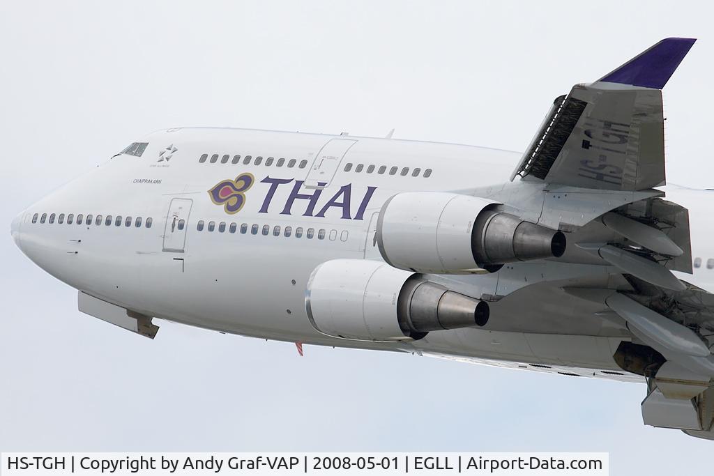 HS-TGH, 1989 Boeing 747-4D7 C/N 24458, Thai International 747-400