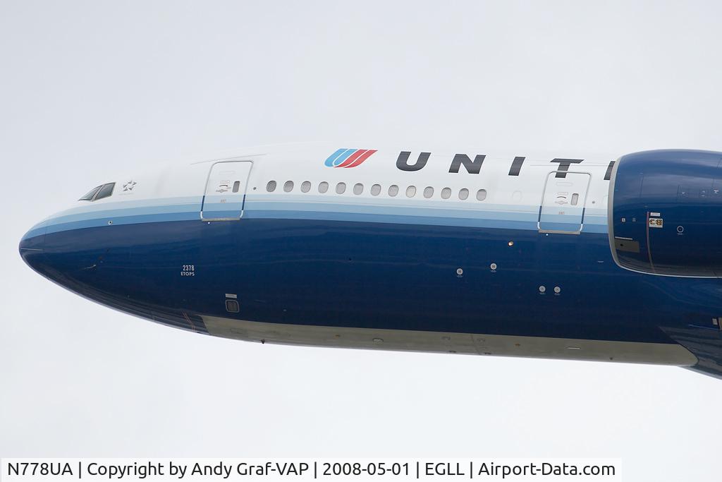 N778UA, 1996 Boeing 777-222 C/N 26940, United Airlines 777-200