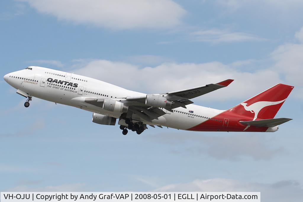 VH-OJU, 1999 Boeing 747-438 C/N 25566, QANTAS 747-400