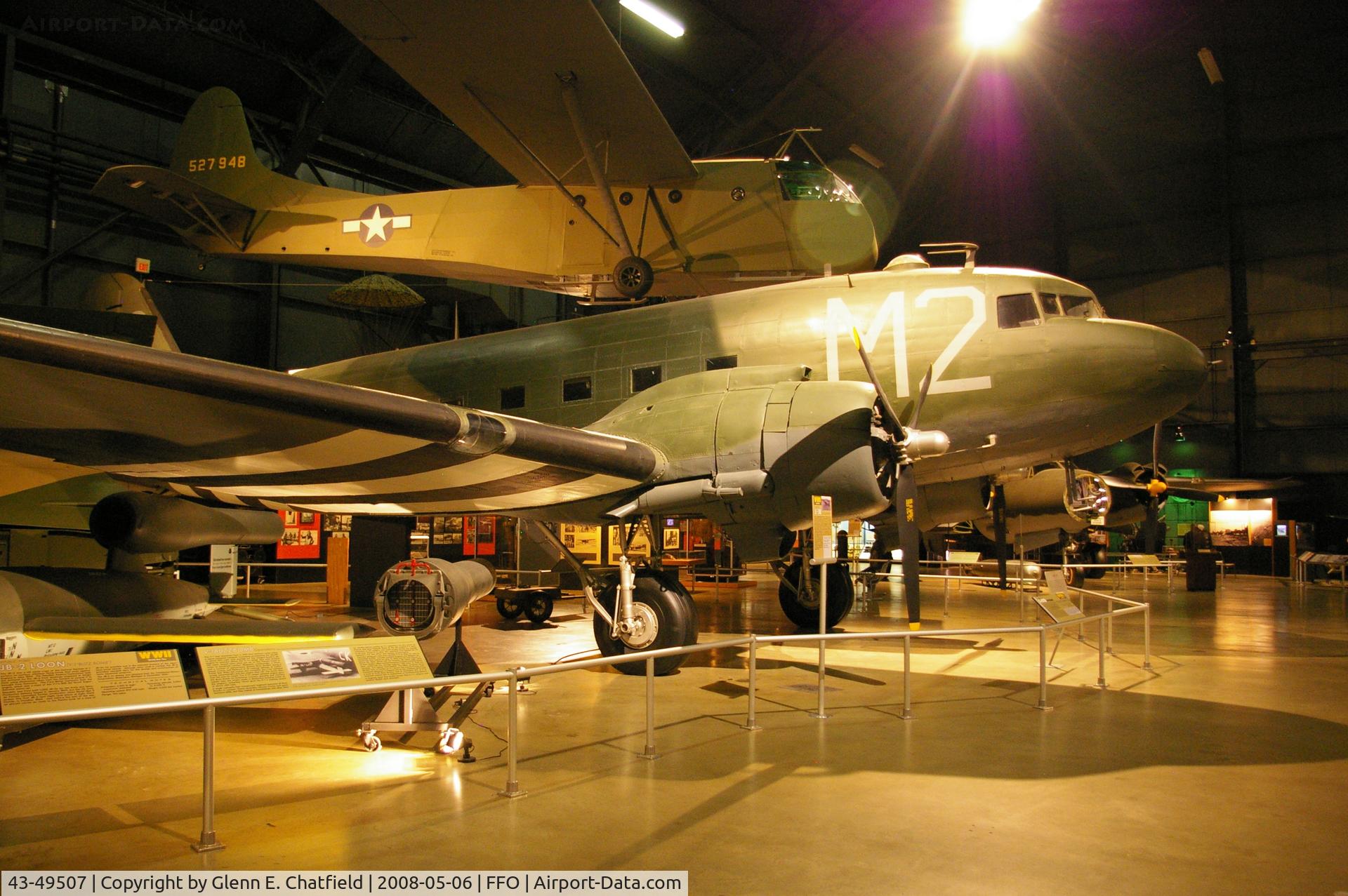 43-49507, 1943 Douglas C-47B-15-DK Skytrain C/N 26768, At the National Museum of the U.S. Air Force