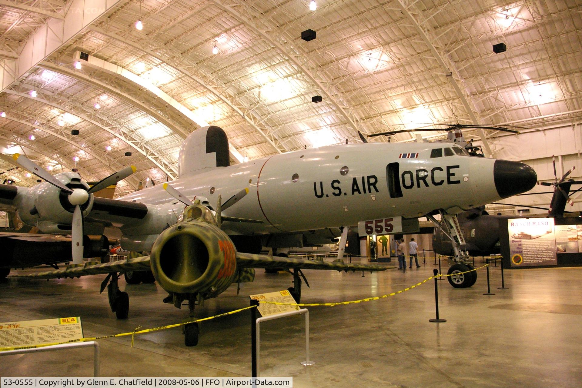 53-0555, 1953 Lockheed EC-121H Warning Star C/N 1049A-4370, Now safely tucked away inside the National Museum of the U.S. Air Force