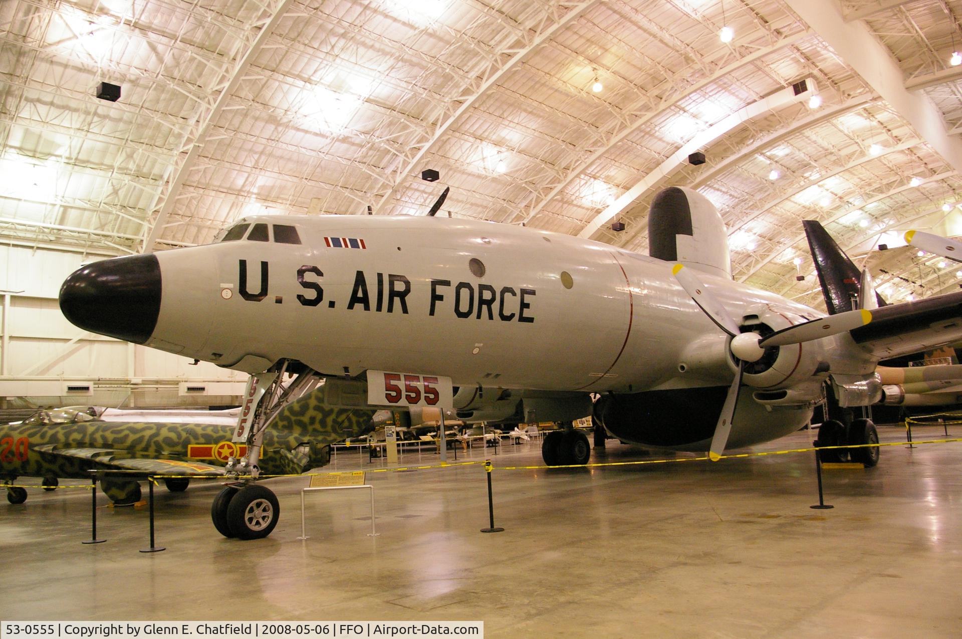 53-0555, 1953 Lockheed EC-121H Warning Star C/N 1049A-4370, Now safely tucked away inside the National Museum of the U.S. Air Force