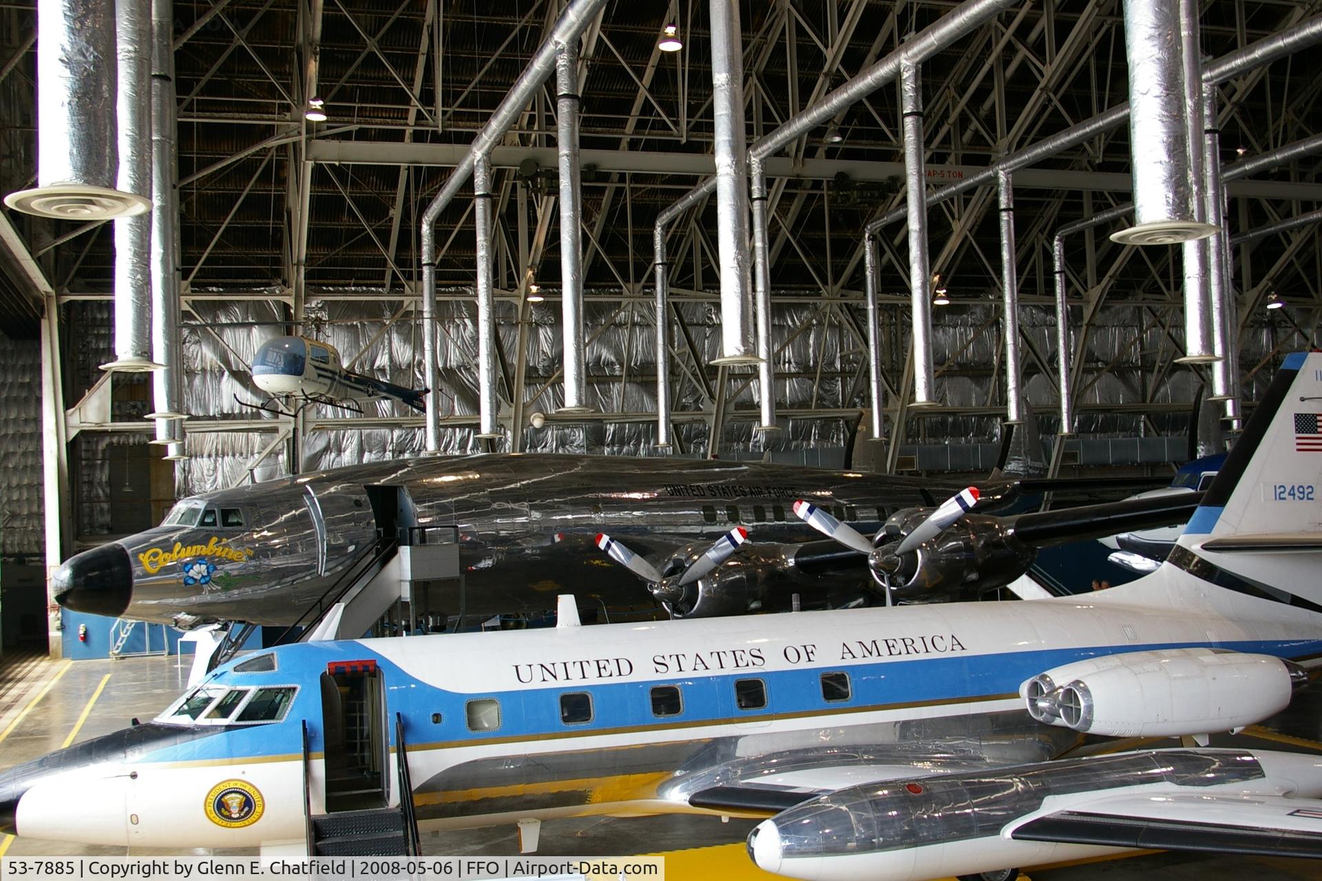 53-7885, 1953 Lockheed VC-121E Super Constellation C/N 4151, Eisenhower's Air Force One, at the National Museum of the U.S. Air Force