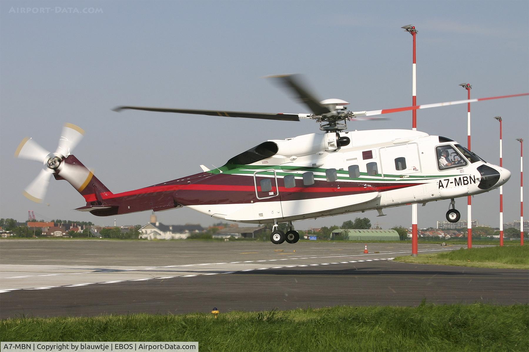 A7-MBN, 2006 Sikorsky S-92 Helibus C/N 920053, New Sikorsky S-92 Helibus, ready for departure to the UK