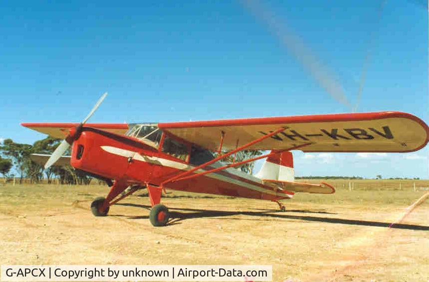 G-APCX, 1957 Auster J-5R Alpine, c/n 3304, Now registered VH-KBV