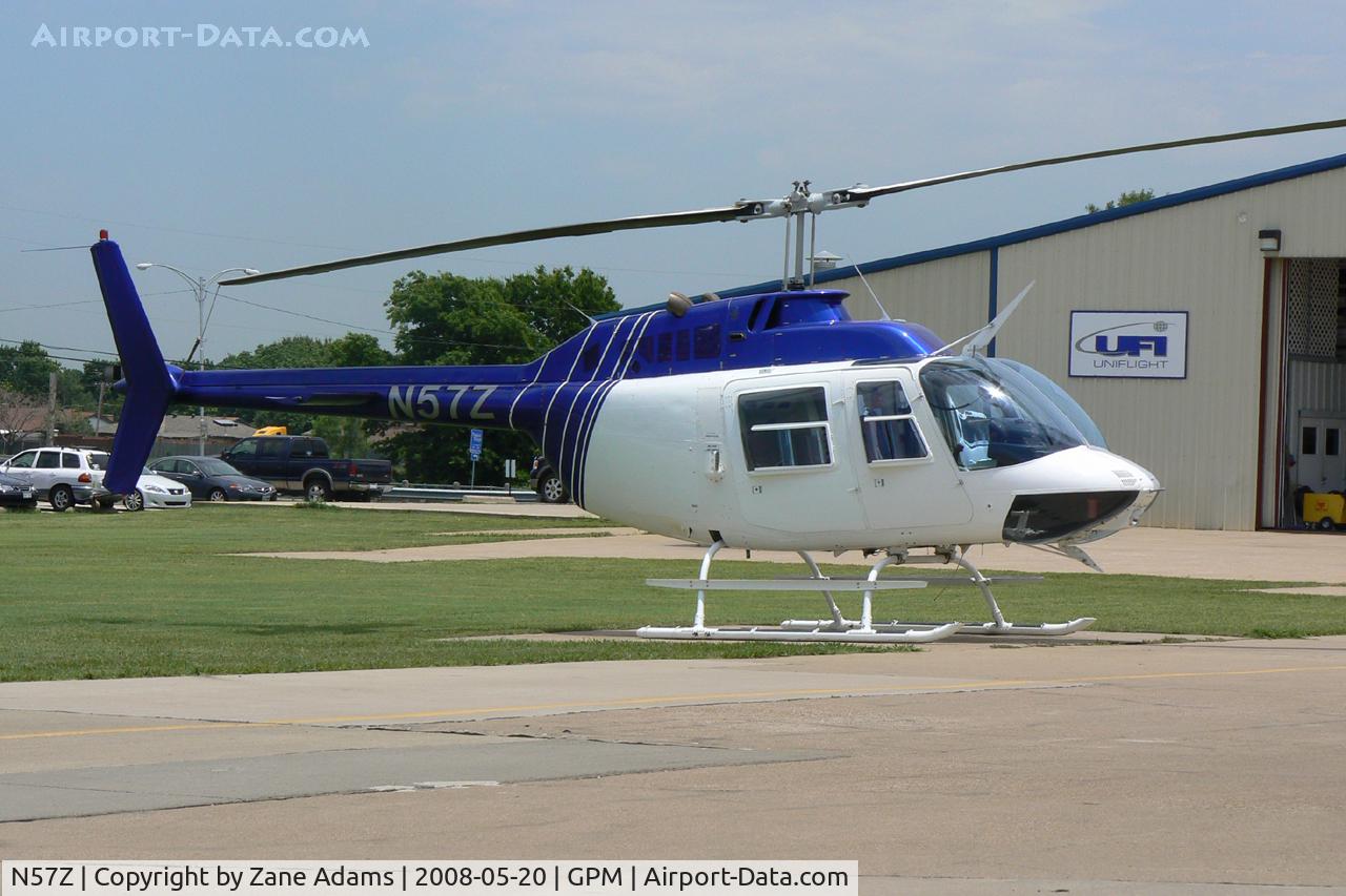 N57Z, 1980 Bell 206B C/N 3016, At Grand Prairie Municipal