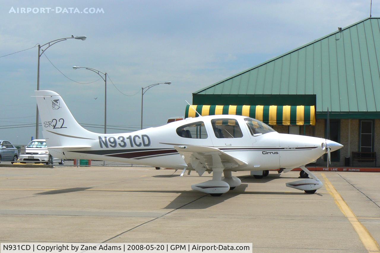 N931CD, Cirrus SR22 C/N 0261, At Grand Prairie Municipal