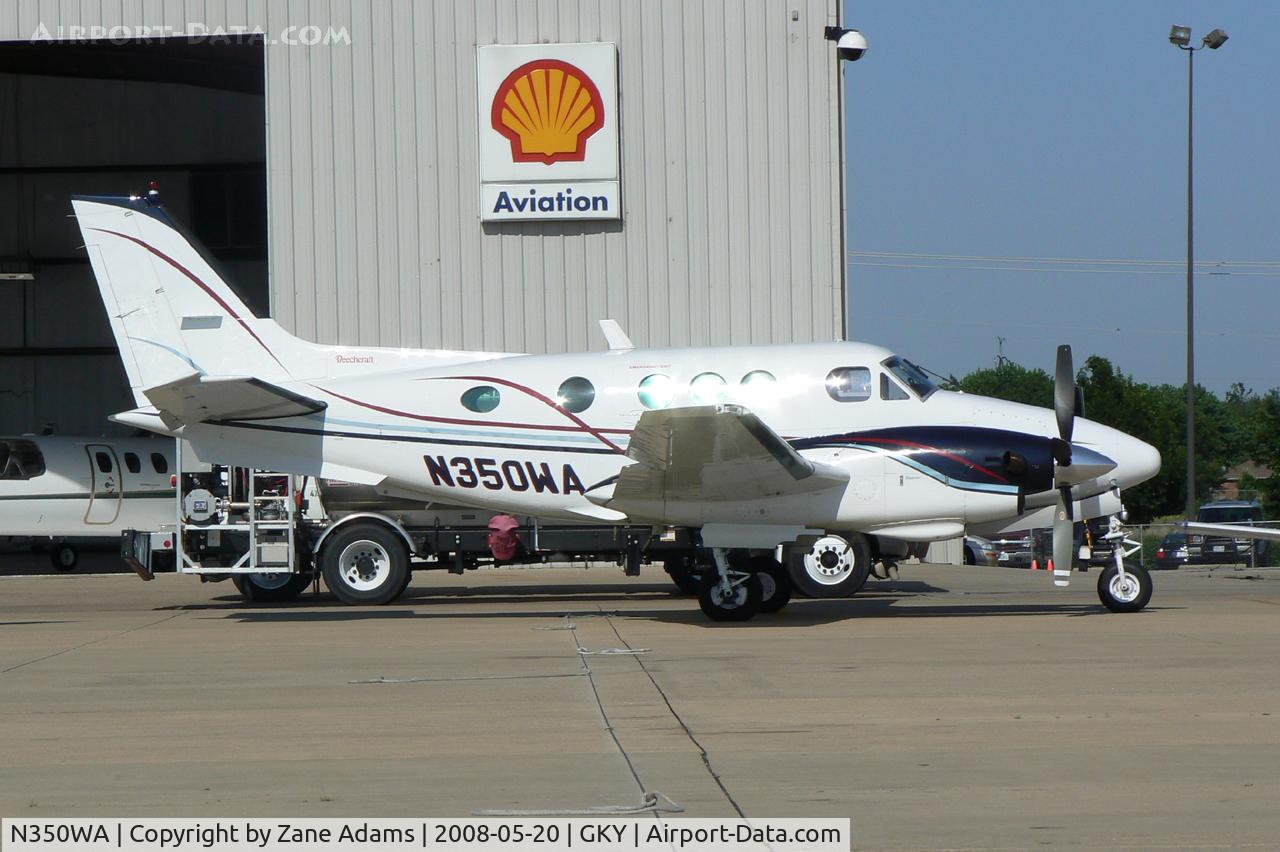 N350WA, 1978 Beech C90 King Air C/N LJ-762, At Arlington Municipal