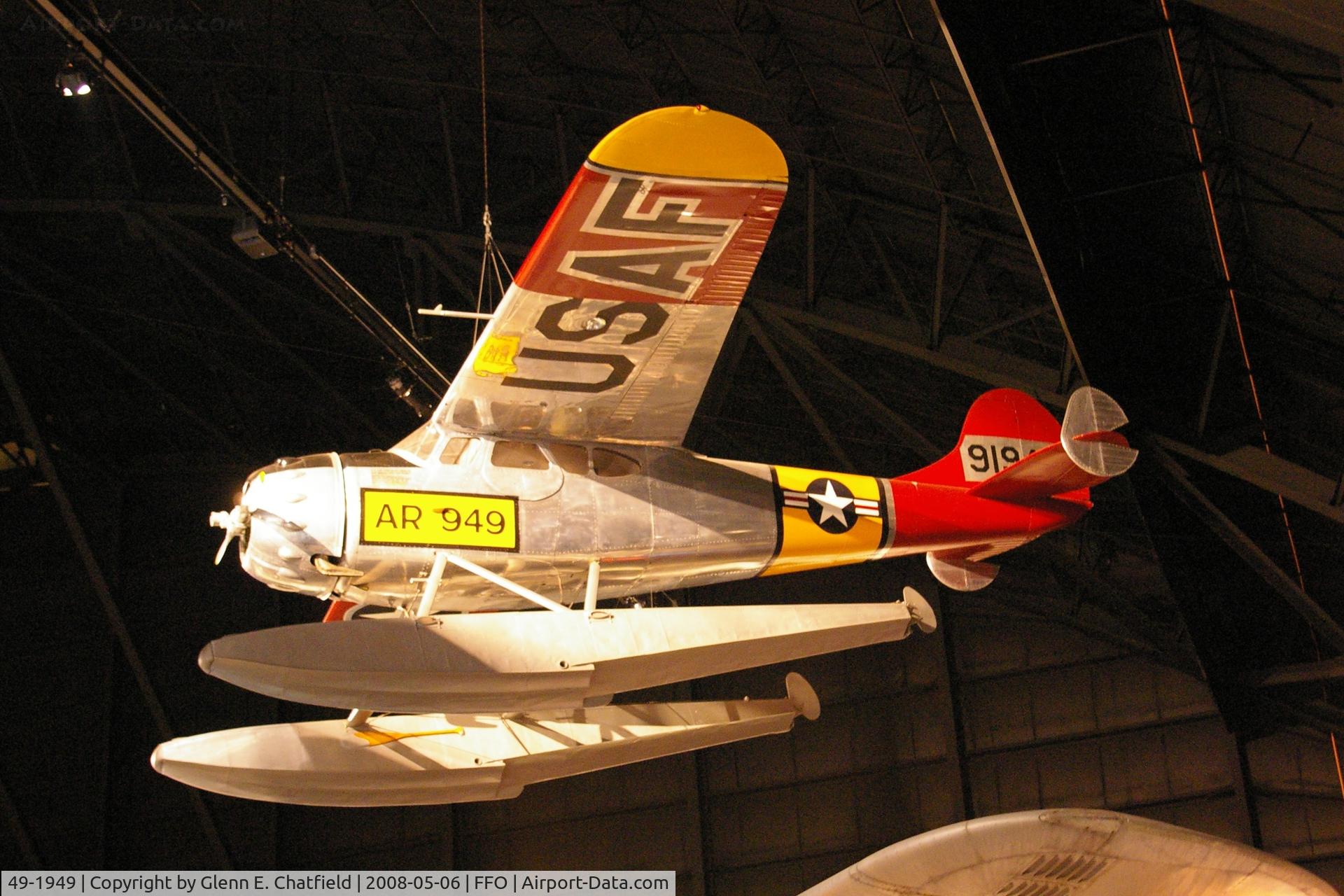 49-1949, 1949 Cessna LC-126A C/N 7328, Hanging from the ceiling in the National Museum of the U.S. Air Force