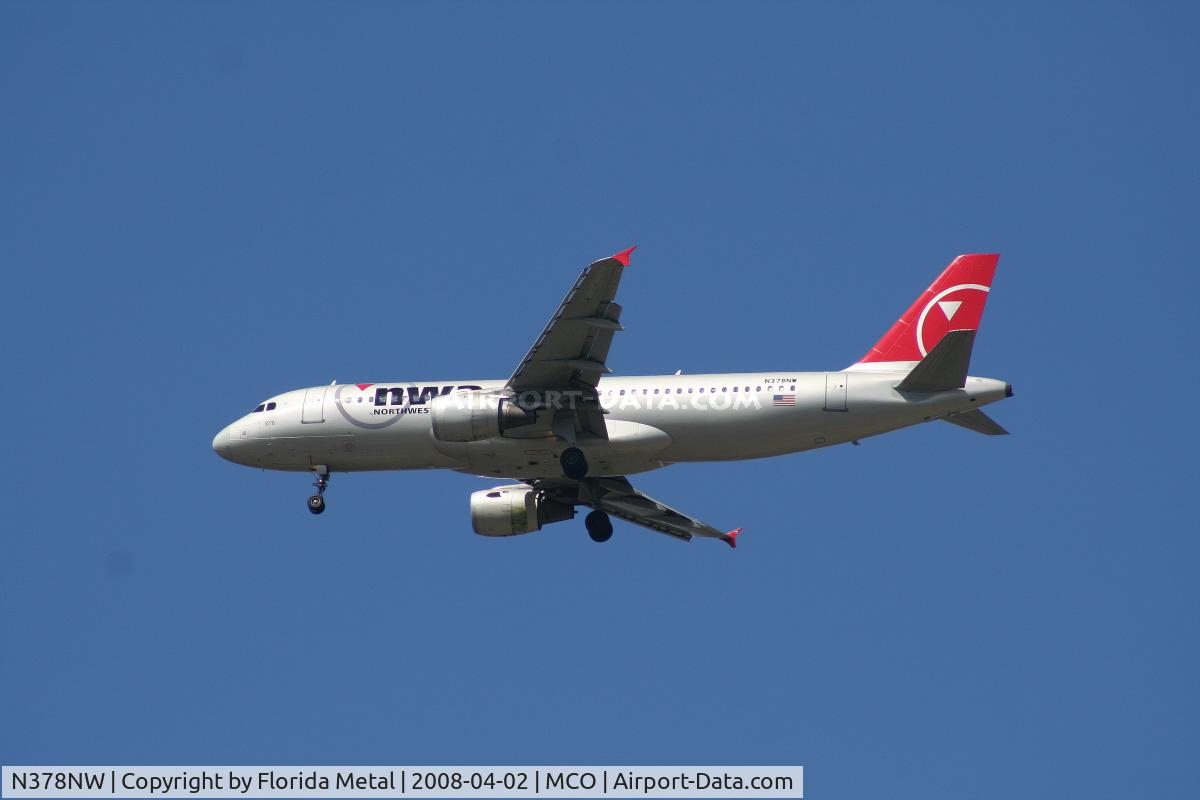 N378NW, 2003 Airbus A320-211 C/N 2092, Northwest