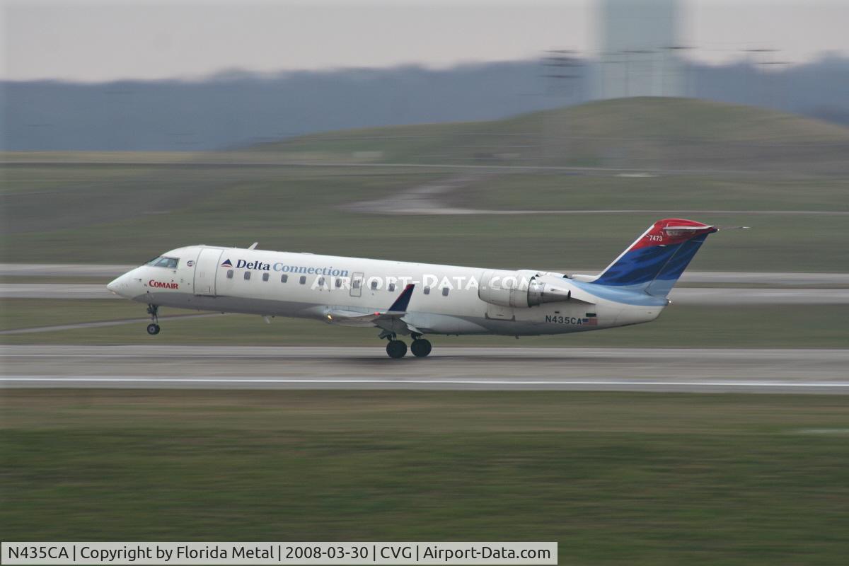 N435CA, 2001 Bombardier CRJ-100ER (CL-600-2B19) C/N 7473, Comair CRJ