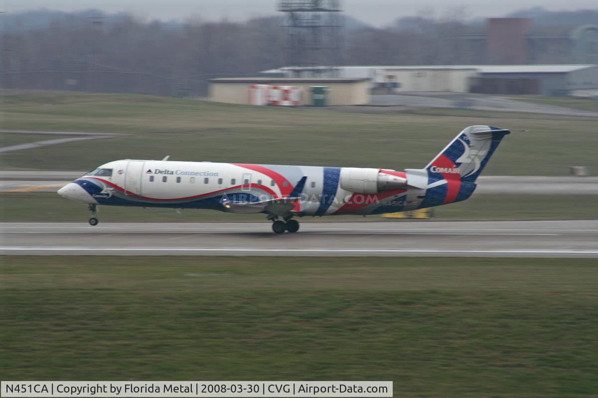 N451CA, 2001 Bombardier CRJ-200ER (CL-600-2B19) C/N 7562, Comair 25th Anniversary