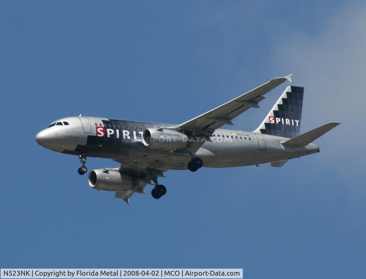 N523NK, 2006 Airbus A319-132 C/N 2898, Spirit