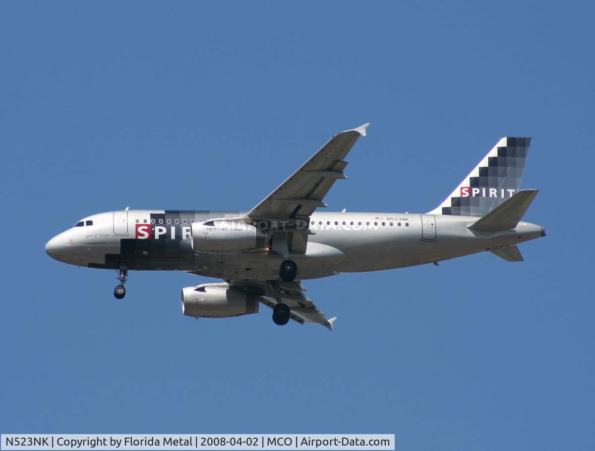 N523NK, 2006 Airbus A319-132 C/N 2898, Spirit