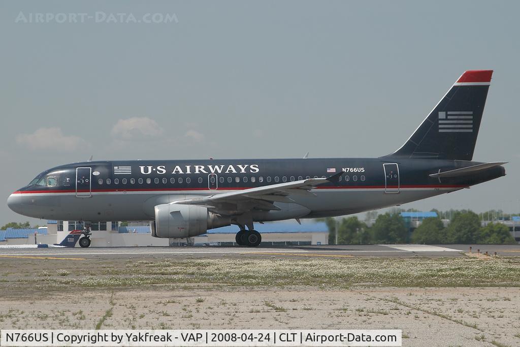 N766US, 2000 Airbus A319-112 C/N 1378, US Airways Airbus 319