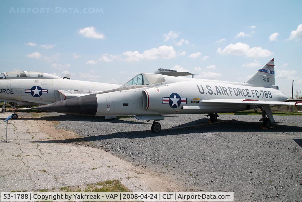 53-1788, 1953 Convair YF-102A Delta Dagger C/N Not found 53-1788, USAF Convair F102 Delta Dagger