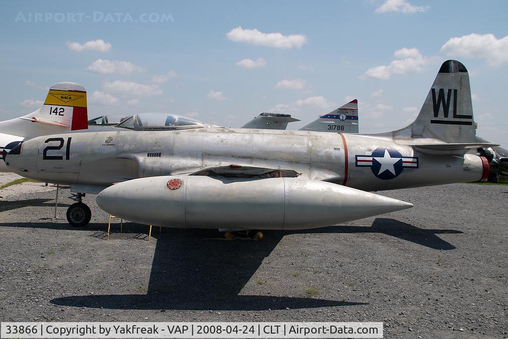 33866, Lockheed TV-1 Shooting Star C/N 080-2100, USAF Lockheed F80 Shooting Star