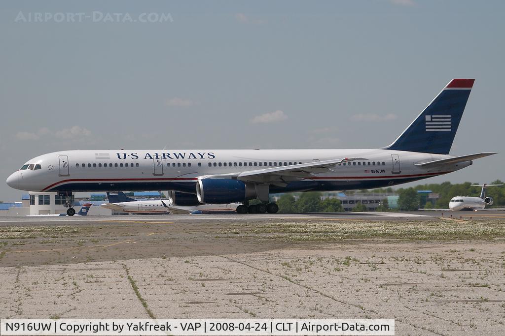 N916UW, 1982 Boeing 757-225 C/N 22192, Us Airways Boeing 757-200