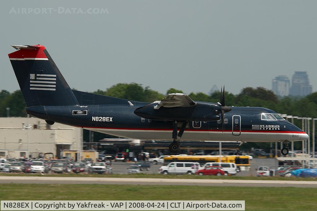 N828EX, 1994 De Havilland Canada DHC-8-102 Dash 8 C/N 392, Piedmont Airlines Dash8-100 in US Airways colors