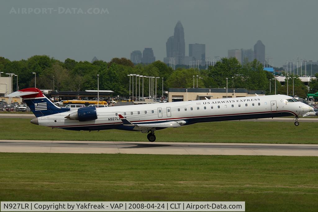 N927LR, 2005 Bombardier CRJ-900ER (CL-600-2D24) C/N 15027, Mesa Airlines Regionaljet 900 in US Airways colors