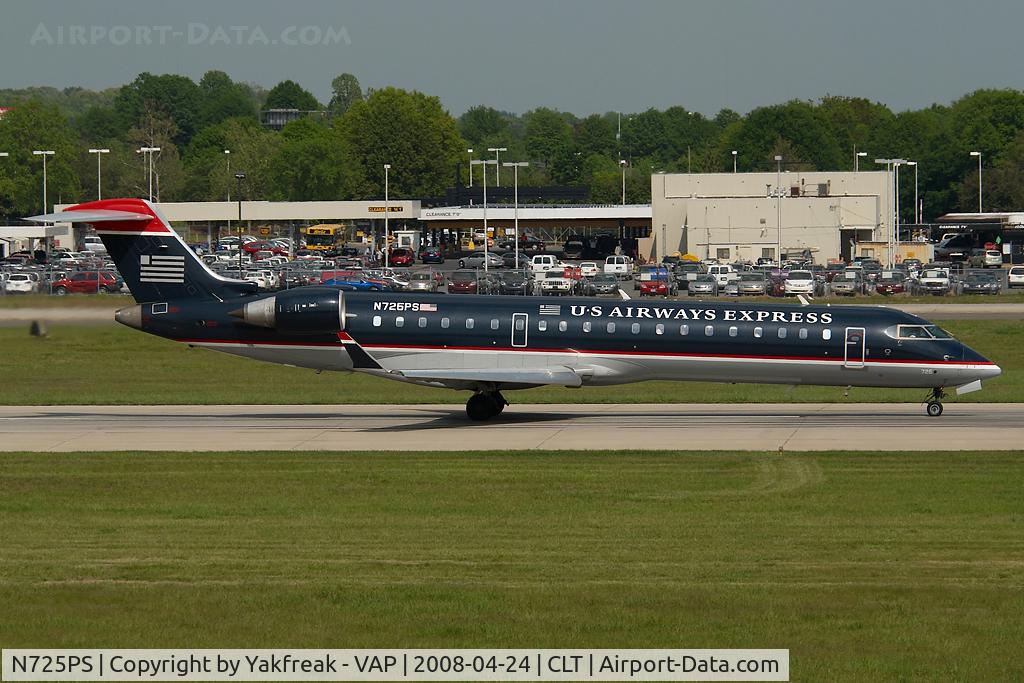 N725PS, 2005 Bombardier CRJ-701 (CL-600-2C10) Regional Jet C/N 10186, PSA Regionaljet 700 in US Airways colors